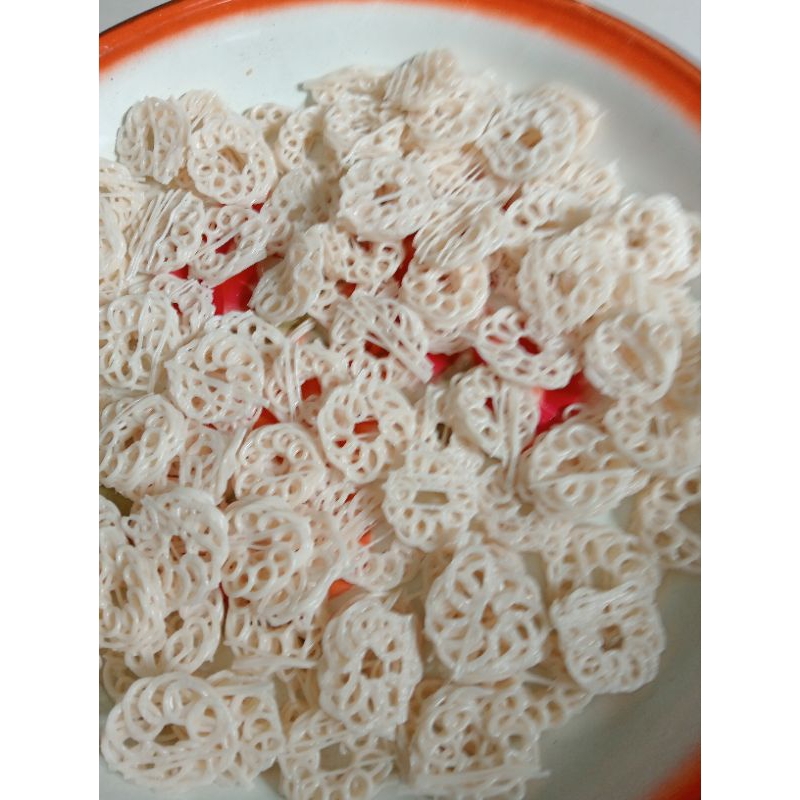 

kerupuk mawar putih kecil langsung goreng gurih renyah 500 gram