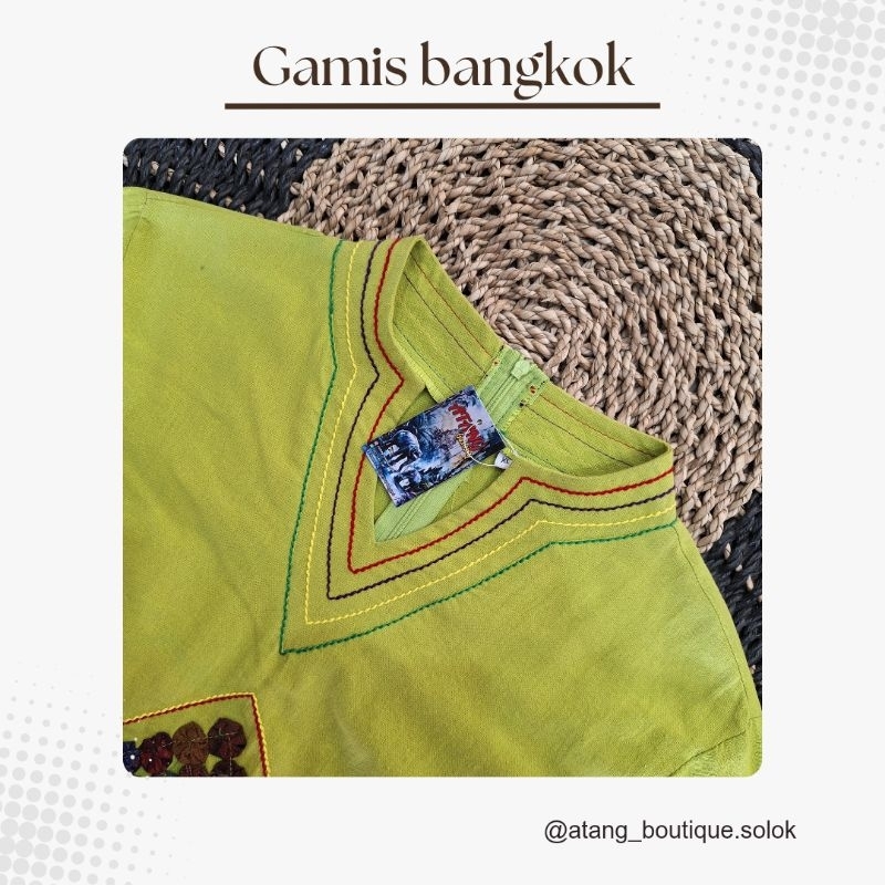 BAJU GAMIS BANGKOK MADE IN THAILAND
