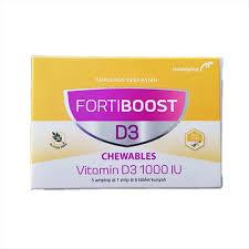 Fortiboost Vitamin D3 1000 IU 6 Tablet Kunyah