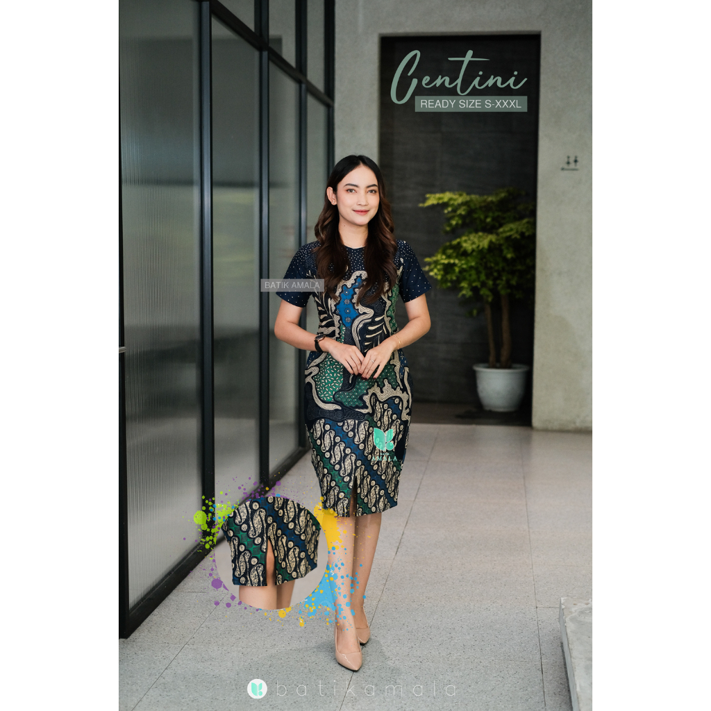 Amala Premium Dress Batik Centini