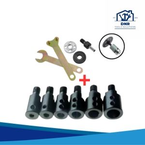 DNR - Paket Konektor Sambungan As Dinamo 775 Ke Gerinda Adaptor Dinamo Buat Mesin Pompa Jadi Gerinda