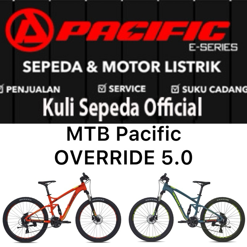 Sepeda MTB Pacific OVERRIDE 5.0 3X8 Speed.