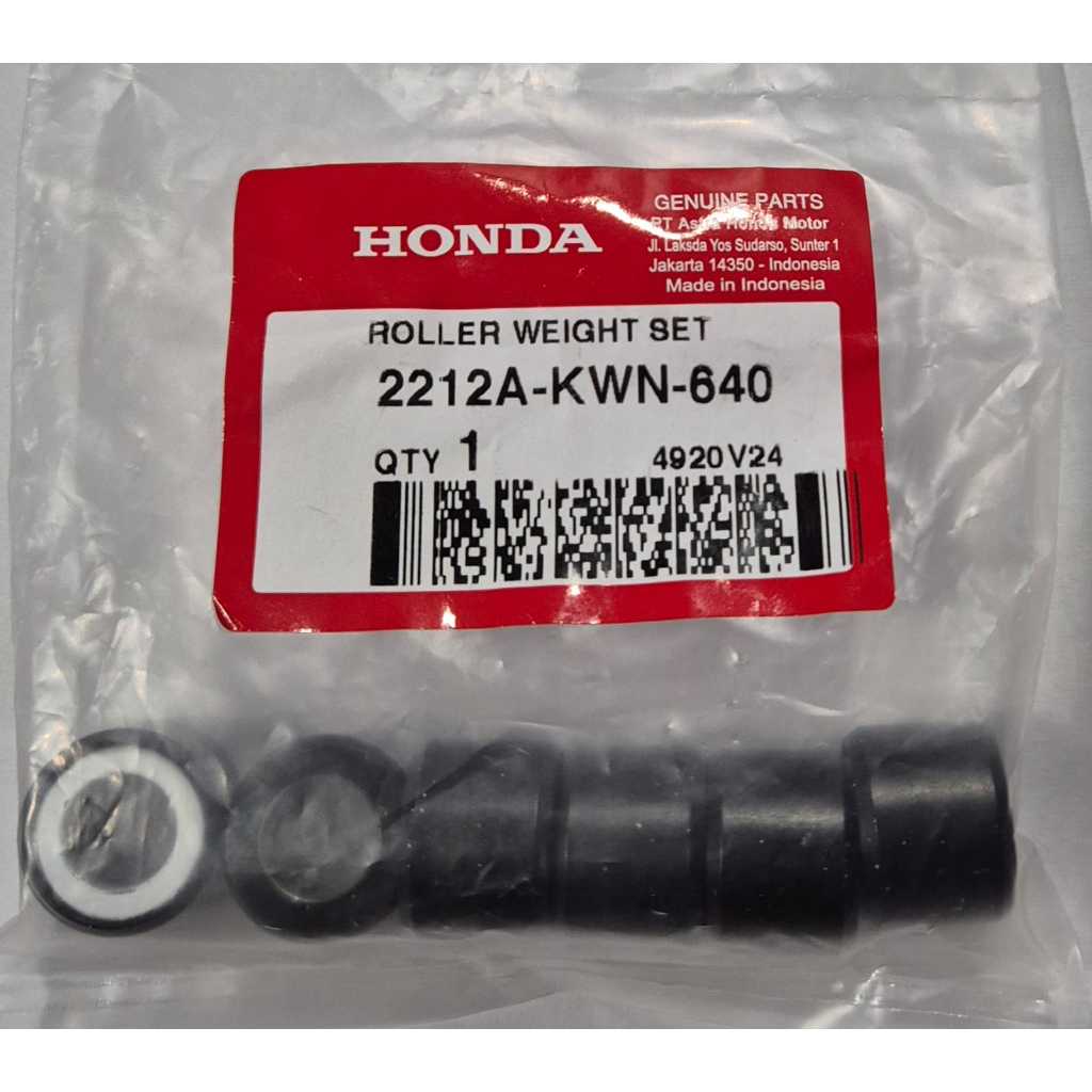 Roller Set Honda (2212A-KWN -640/22123-KWN-640) untuk Vario Techno 125 & Vario 125 eSP