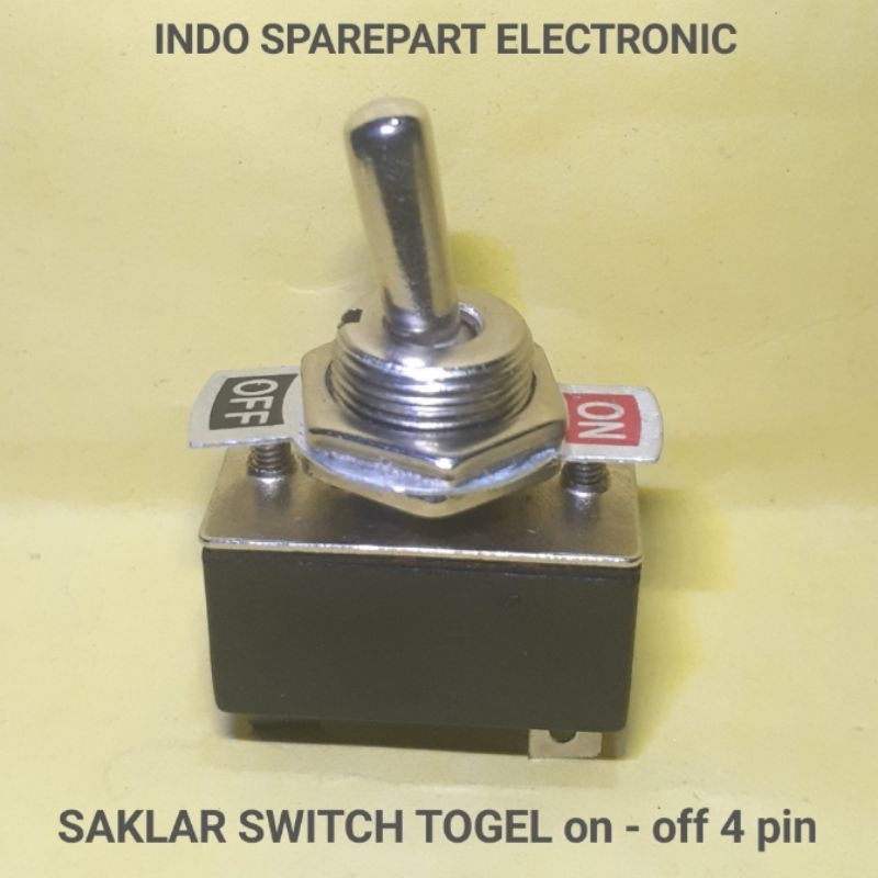 saklar switch tongkat kecil on of 4 pin