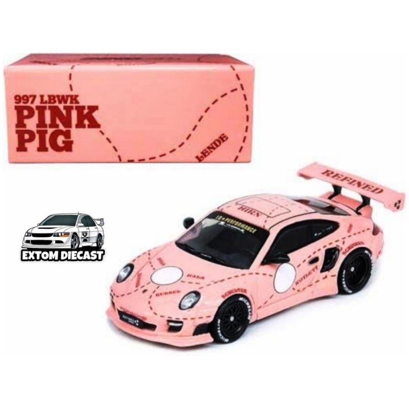 Inno64 Porsche 997 LBWK Pink Pig