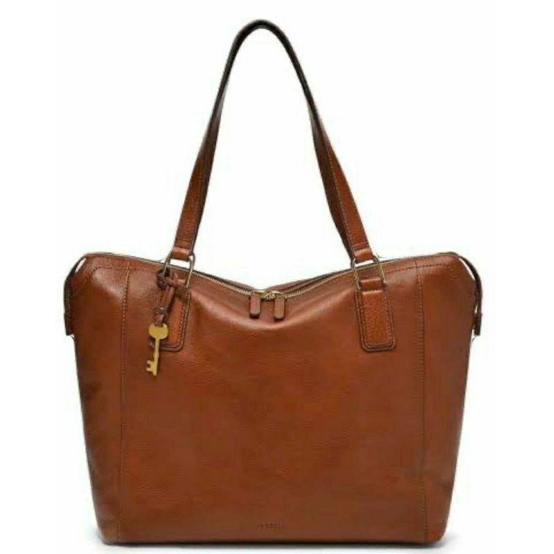 Fossil jacqueline tote brown