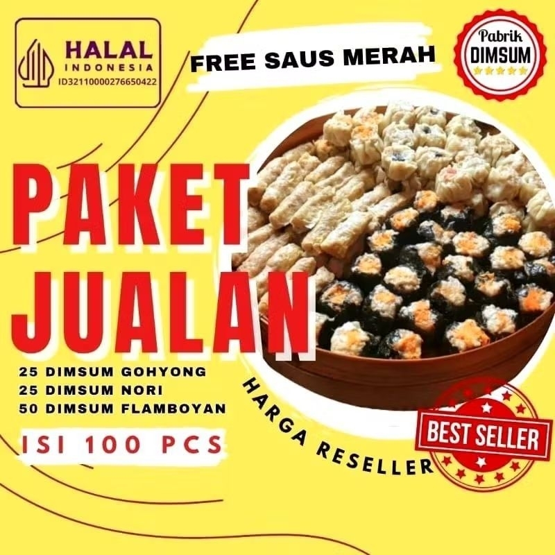 

Dimsum Paket Jualan isi 100 pcs Best SelleR