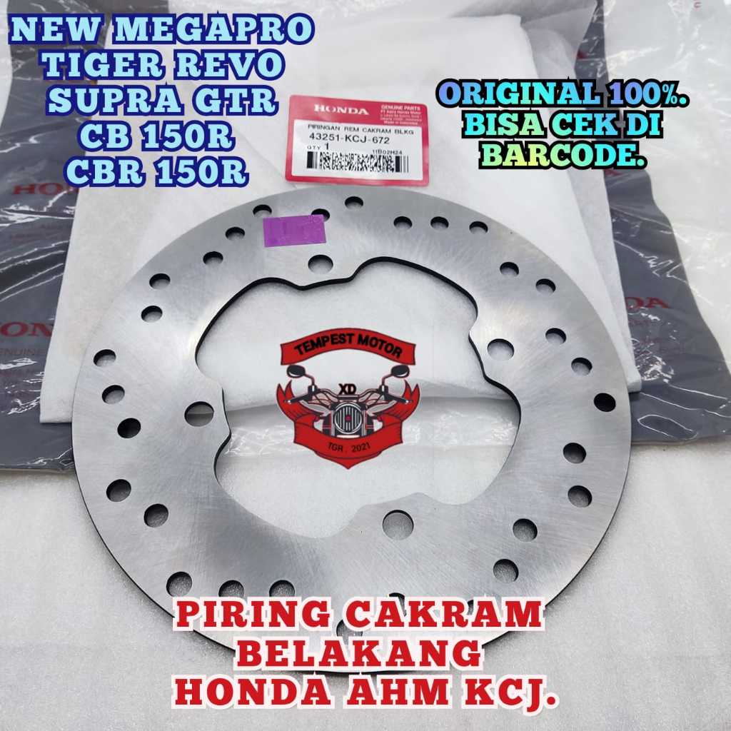 PIRING CAKRAM TIGER REVO PIRINGAN DISC HONDA KCJ PIRINGAN CAKRAM BELAKANG CBR 150R CAKRAM DISC CB150