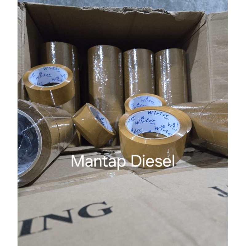 

LAKBAN / SELOTIP / SELASIBAN WINTER 45 MM x 90 YARD ( 1 ROLL / 6 PCS )