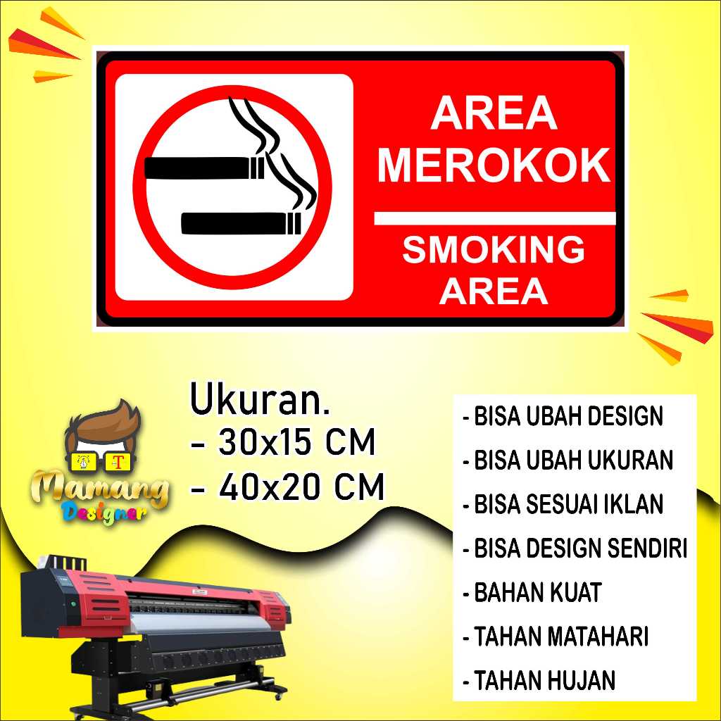 

Stiker Tempelan Custom Tulisan Bahan Glosy Merah