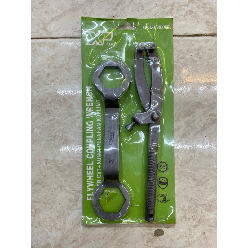 TREKER CVT KUNCI PENAHAN KOPLING SET 2 PCS XP TOOL/ FLYWHEEL COUPLING WRENCH XP TOOL
