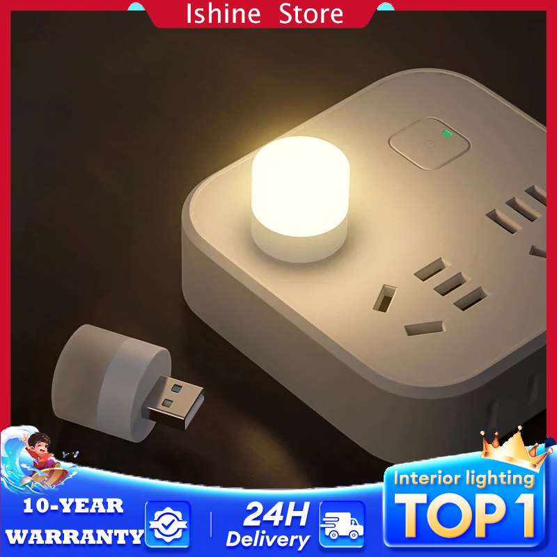 LAMPU TIDUR MALAM LED SENSOR CAHAYA OTOMATIS ON OFF / SEGI LAMP COLOK LISTRIK DINDING Lampu LED Mini