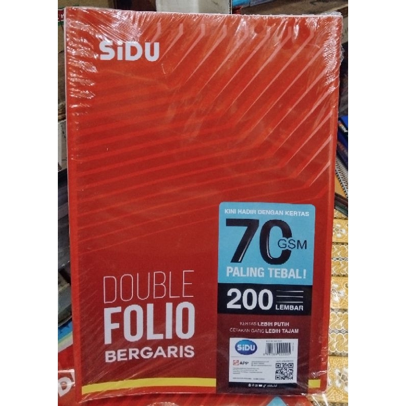 Kertas Double Folio Sidu 200 lembar
