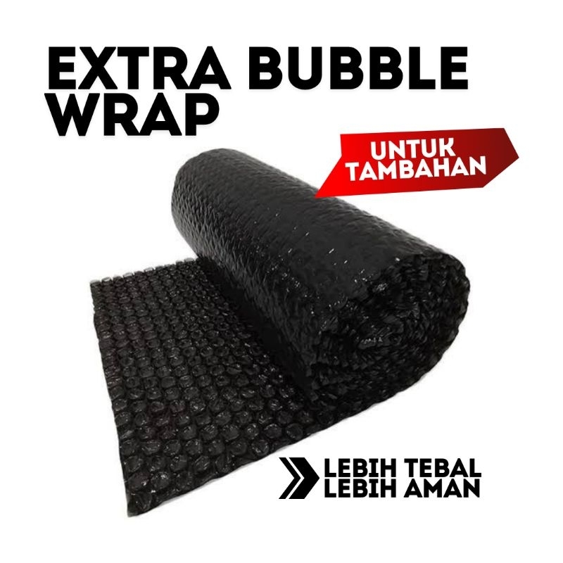 

Bubble Wrap Tambahan/Extra Bubblewrap Packing Lebih Aman