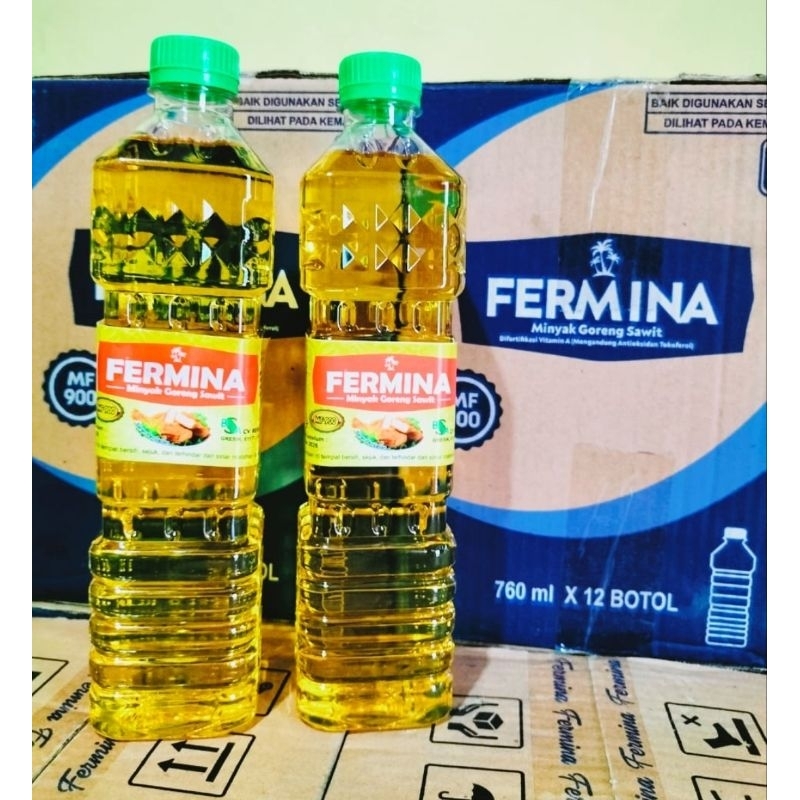 

Minyak goreng Fermina kemasan 760ml