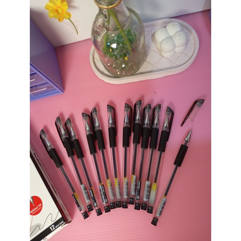 

(bukan grosir) [Aesthetic by fss.id] pena/pulpen tinta/balpoint joyko/pena gel JK-100NT ujung runcing