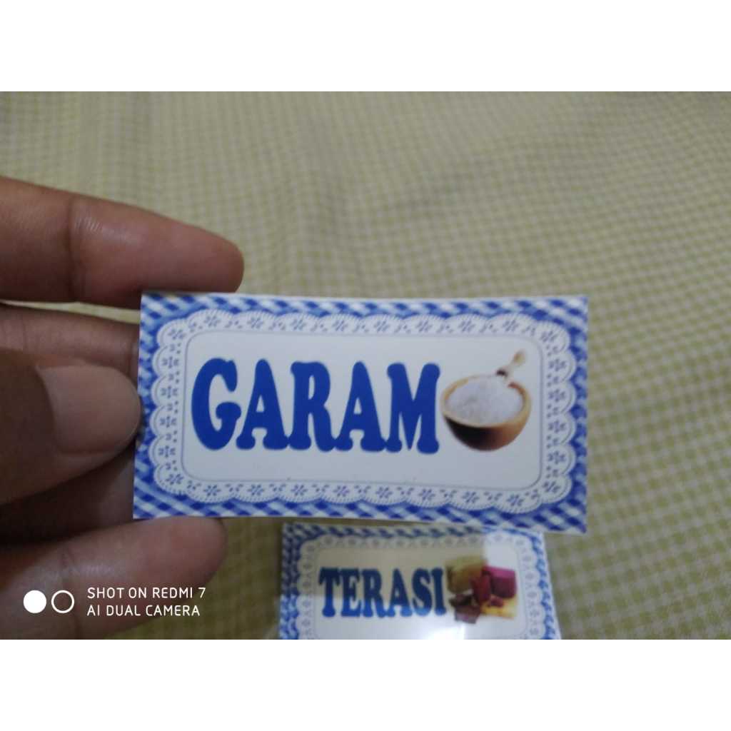 

kode A1-stiker bumbu isi 10 bisa edit atau custom