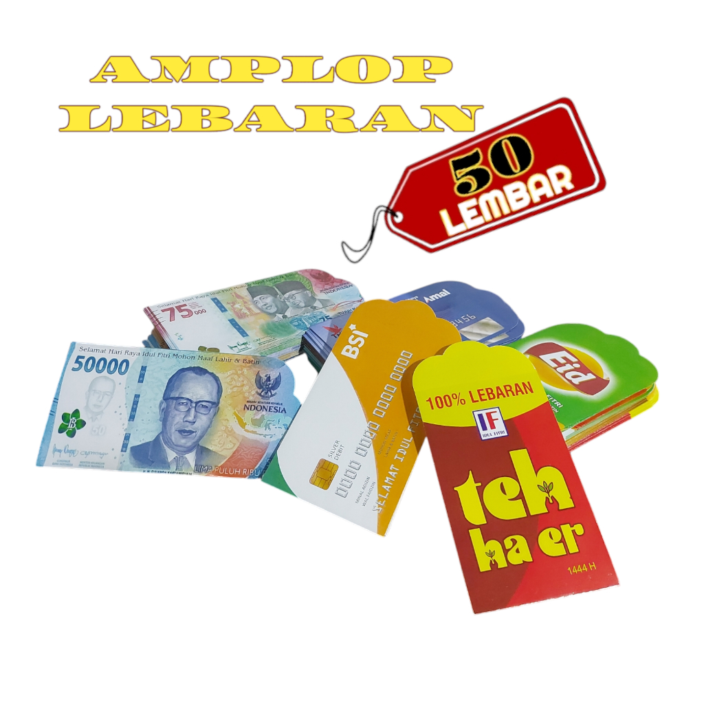 

AMPLOP LEBARAN 50 LEMBAR ANGPAU IDUL FITRI UKURAN 7X11 CM