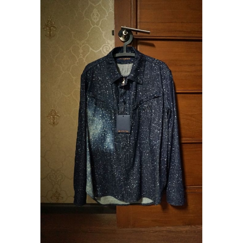 Jacket Louis Vuitton Denim Zip Up Galaxy Virgil Abloh AW19