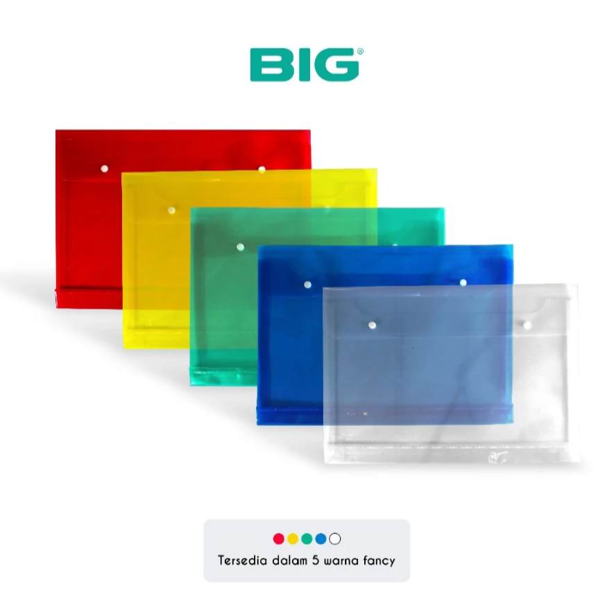 

BIG - Map 2 Kancing F4 Folio Plastik Dokumen Transparan Punggung MF-8114