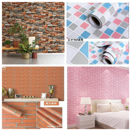 Sticker Dinding Kamar Mandi Wallpaper Dinding Kamar Mandi Anti Air Walpaper Dinding Kamar Mandi