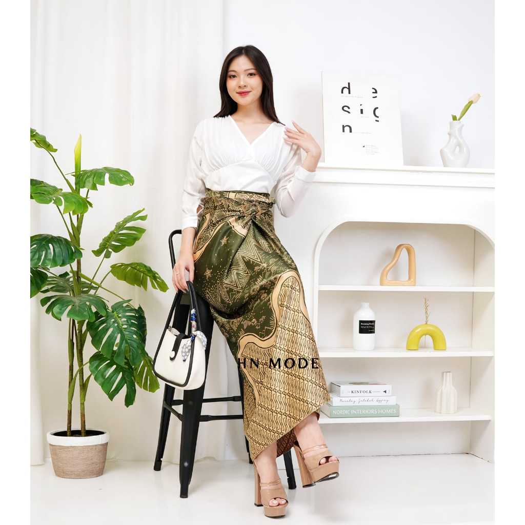 HN MODE - Rok lilit batik modern motif terbaru / kain batik terbaru / rok kondangan