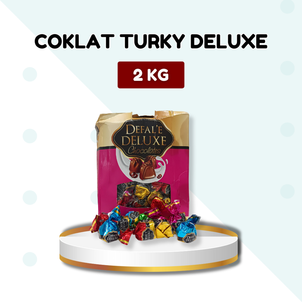 

Coklat Turkey Deluxe 2 Kg Mix | Coklat Turkey Original | Coklat Oleh Oleh Haji Dan Umrah