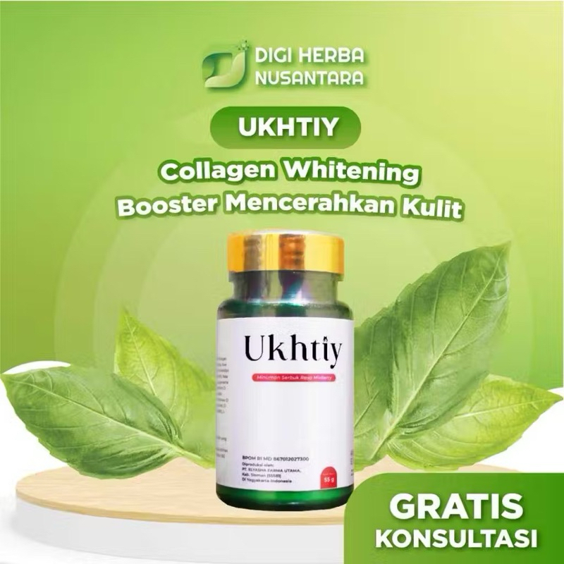 

Ukhtiy Collagen Drink - Whitening Booster Pemutih Badan.