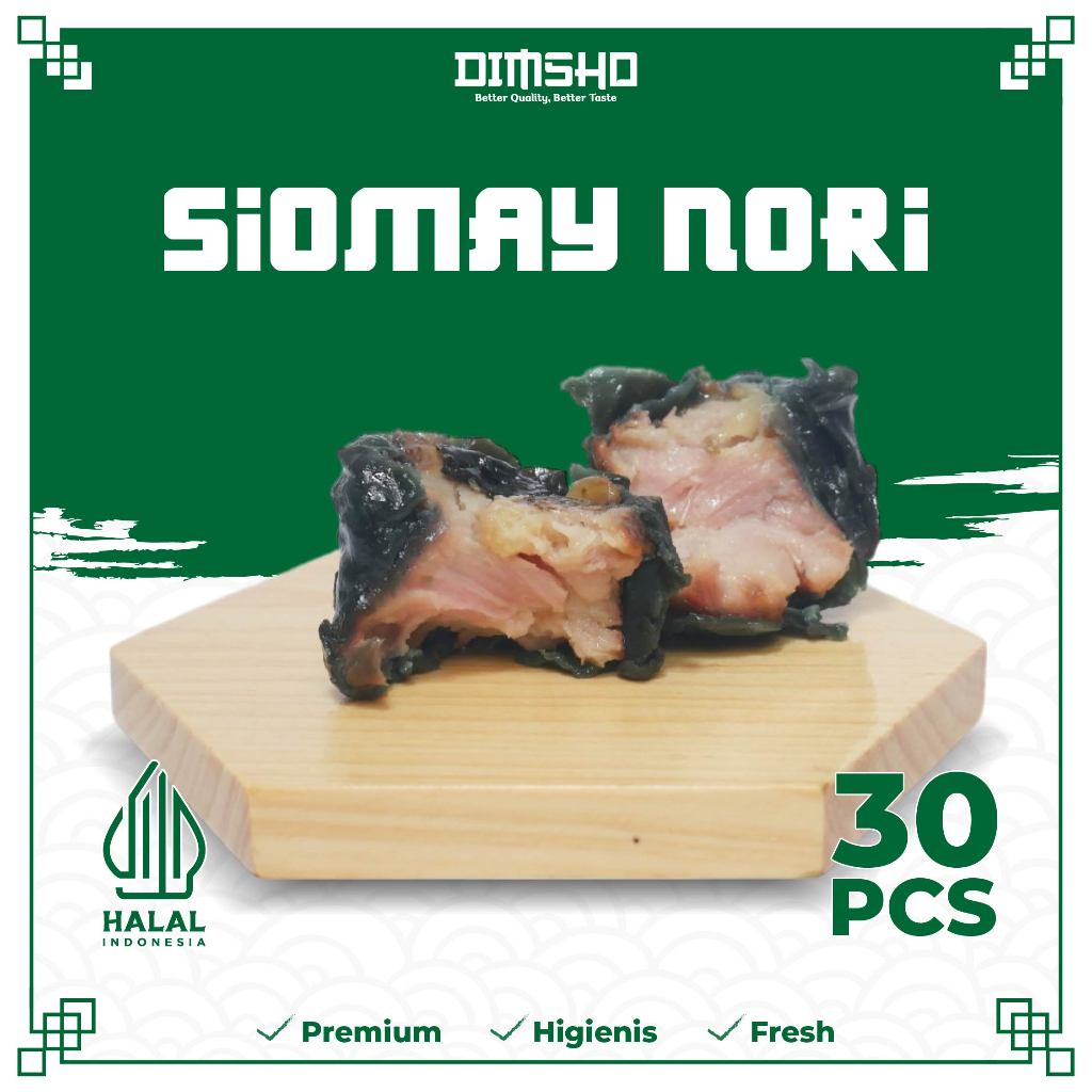 

DIMSUM SIOMAY NORI II DIMSUM FROZEN PREMIUM HALAL II DIMSUM SIOMAY NORI 1 PACK ISI 30 PCS
