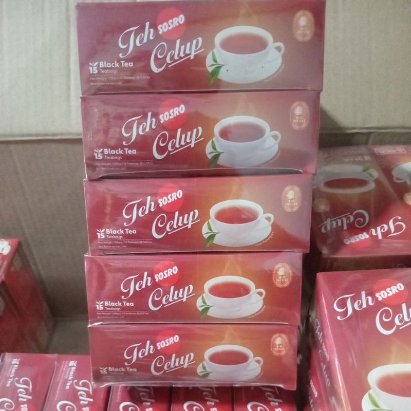 

Teh Celup Sosro isi 15 (10 kotak) exp. 2027