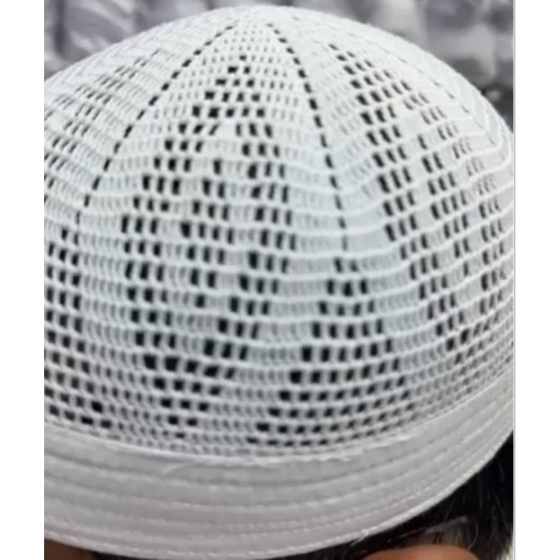 kopiah peci rajut saudi original original grade A motif bangladesh