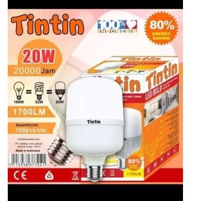 Lampu Tintin 20 Watt LED Bulb
