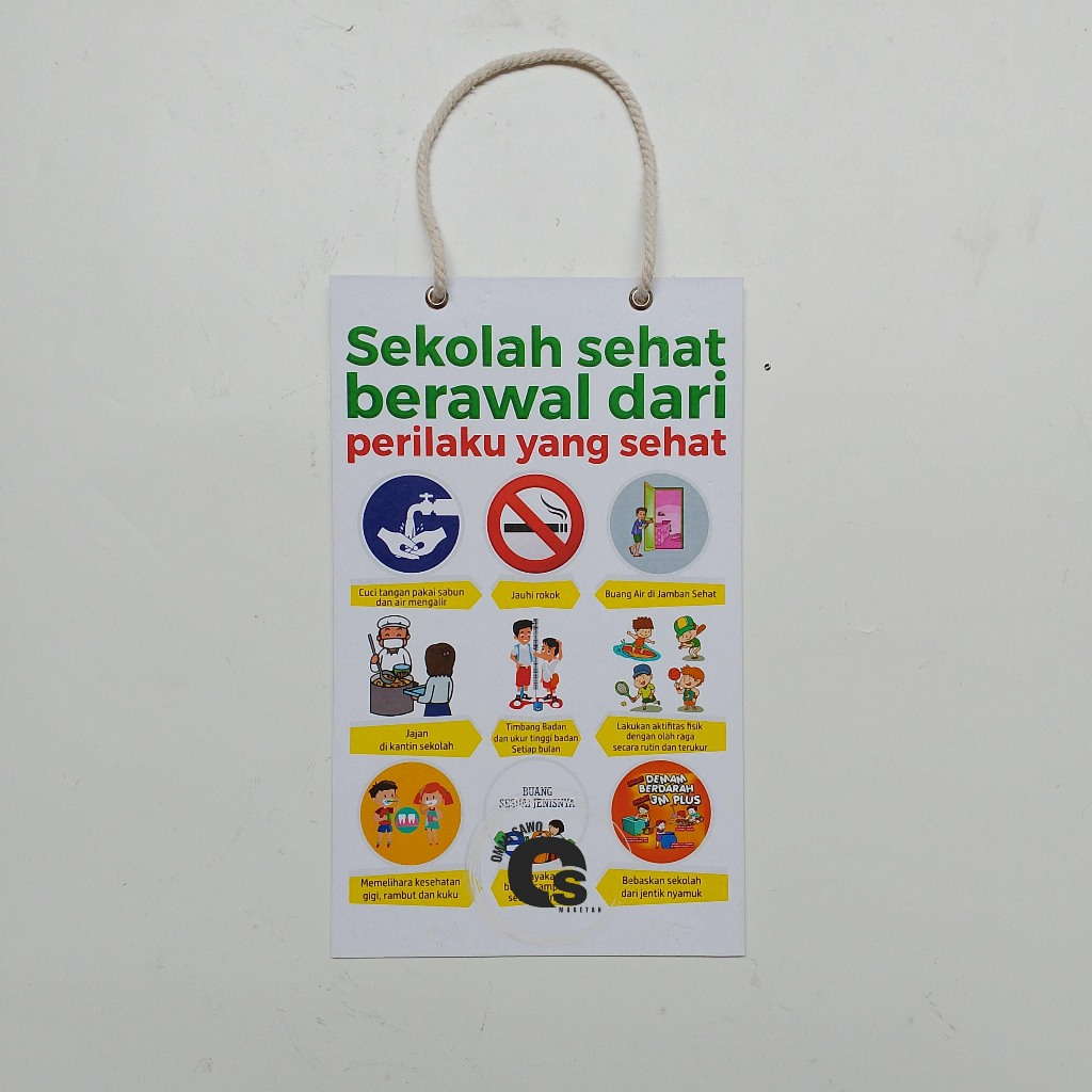 

Hard Poster Sekolah Sehat - PHBS - Hard Poster Kesehatan Sekolah