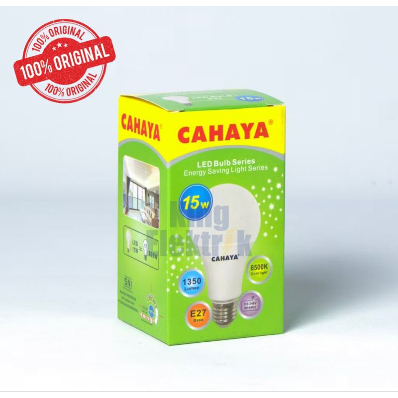 Lampu Bohlam Led Cahaya 15 Watt Original