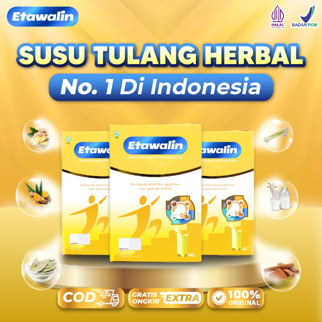 

Etawalin Susu Etawa Herbal Nyeri Sendi 1 Box