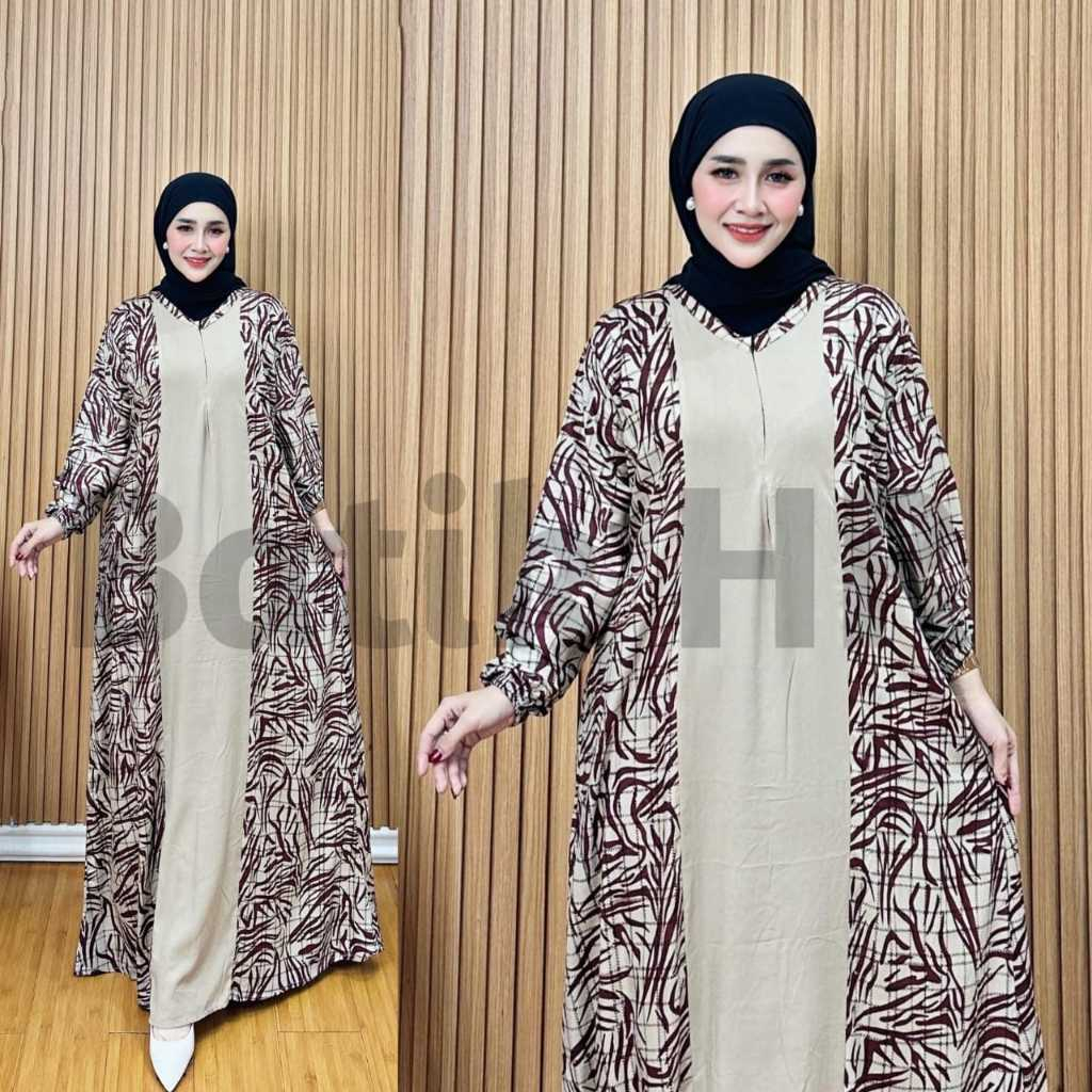 Gamis Cardigan Muslimah Kekinian by BATIK HR