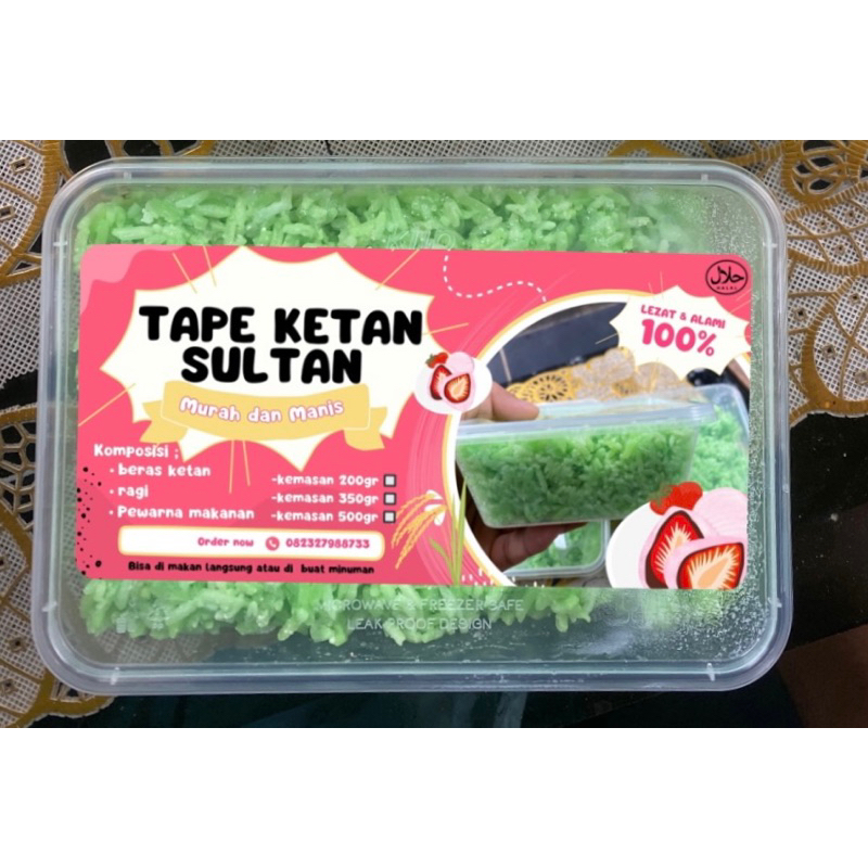 

TAPE KETAN MANIS LEGIT / bahan olahan minuman susu tape ketan