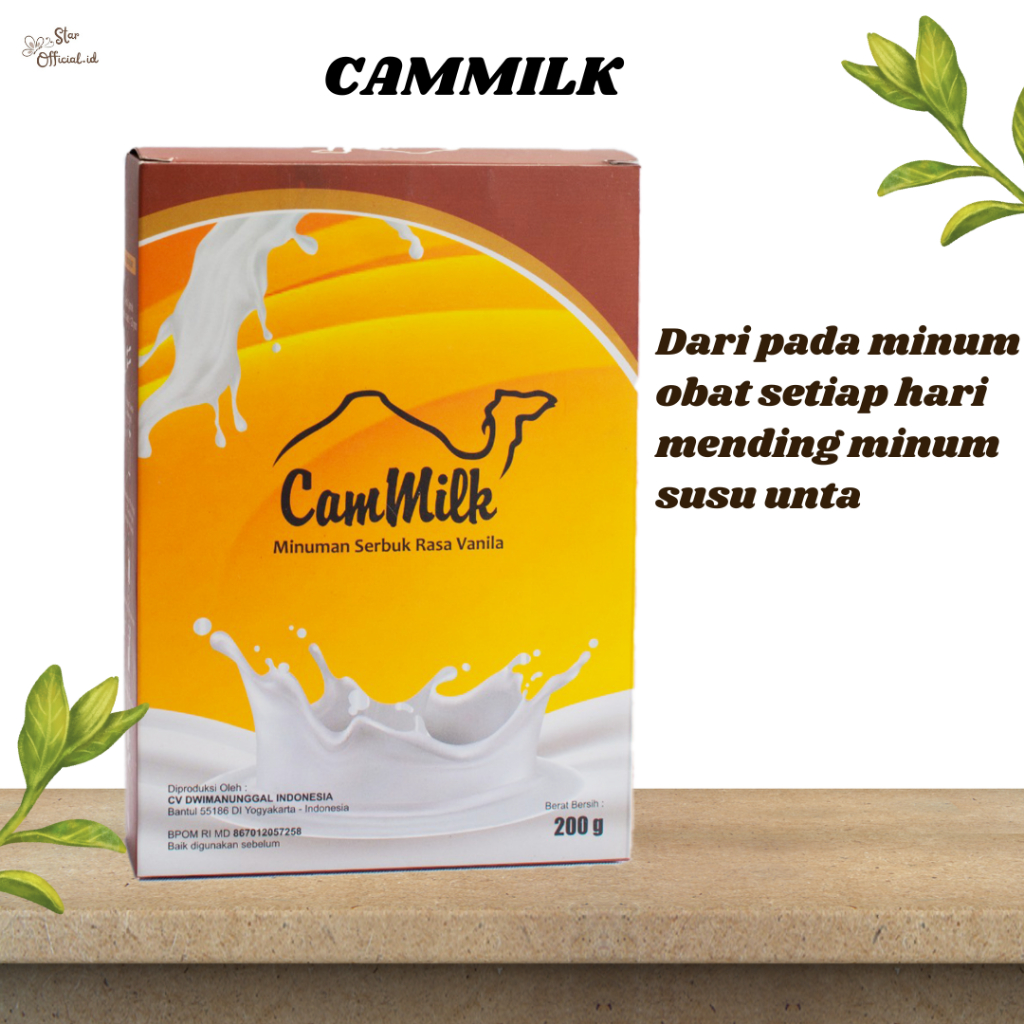 

Cammilk Susu Unta Premium 200 Gram BPOM