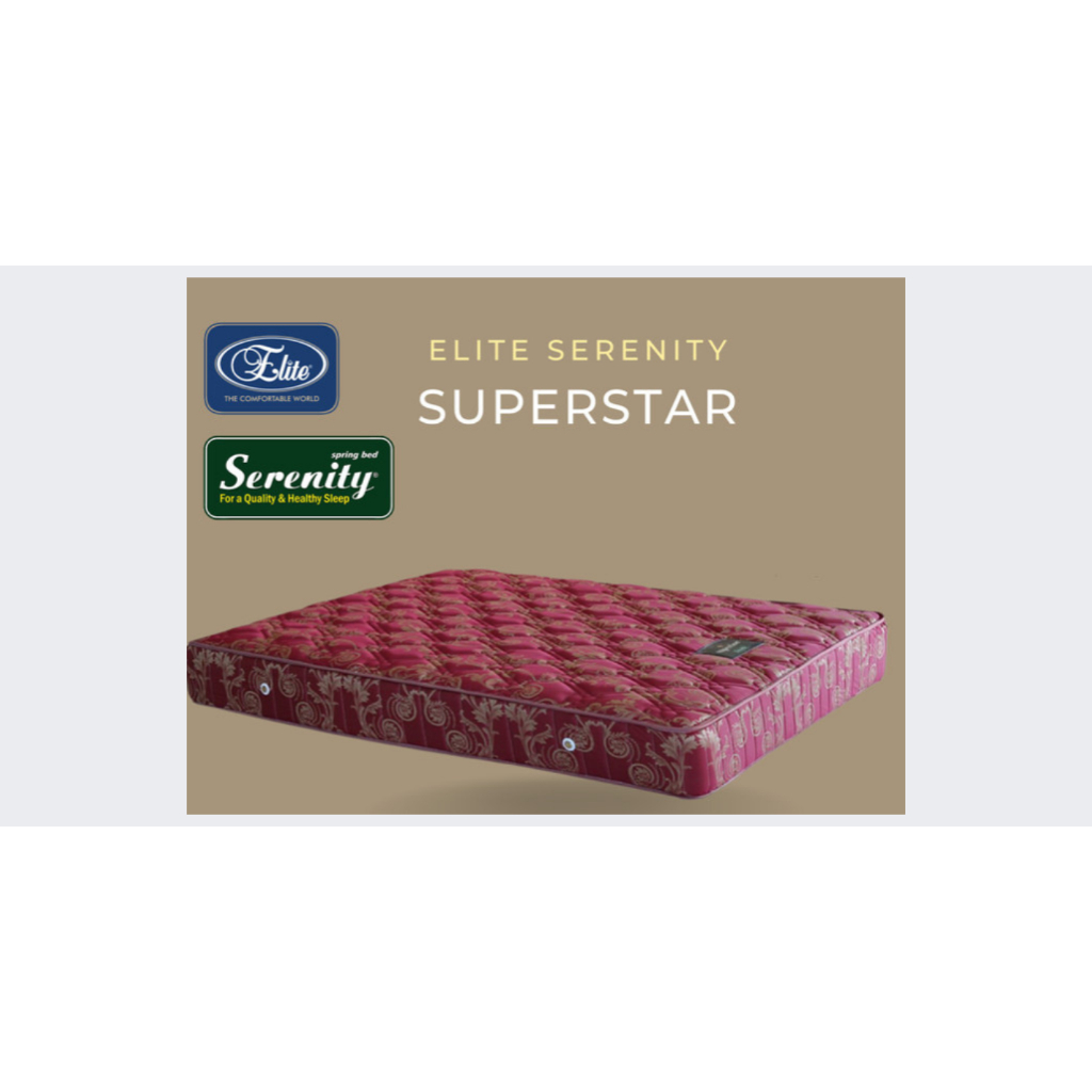 Springbed Serenity Superstar(MD) / Kasur Serenity Superstar(MD) - Serenity by Elite Springbed