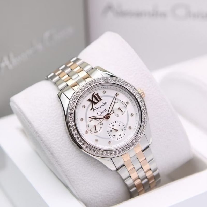 jam tangan wanita Alexandre christie original 2496BF