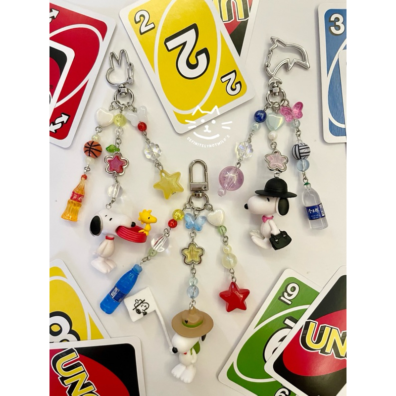 Red Snoopy Keychain | Gantungan Snoopy Merah