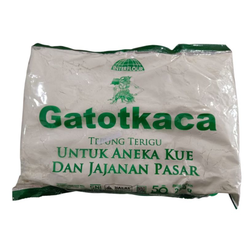 

Gatotkaca tepung terigu untuk aneka kue dan jajanan pasar 250gr