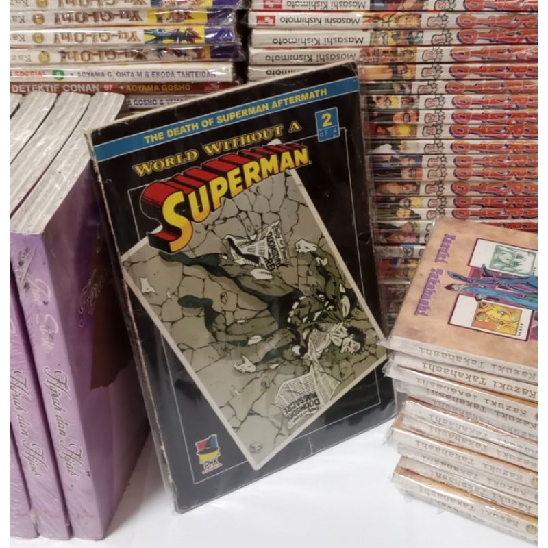 Komik Preloved Superhero Superman Vol 2 (World Without a Superman) BISA COD | Komik Superman  Second