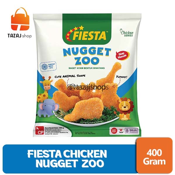 

FIESTA CHICKEN NUGGET ZOO 400 GR