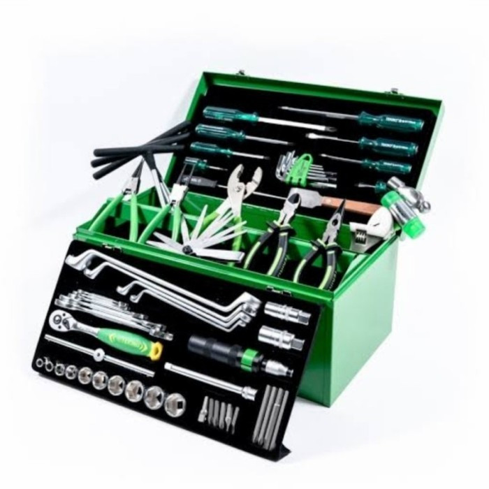 TOOL BOX TOOL KIT SET TEKIRO ISI 59PCS/MEKANIK TOOLS SET/