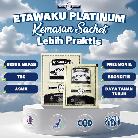 

Etawaku Platinum Sachet 2 Box : Minuman mengandung susu kambing bubuk rasa original Herbilogy_