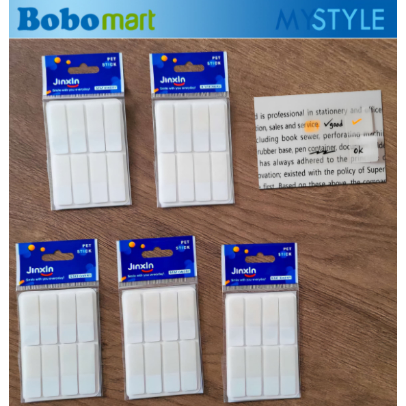 

BOBOMART 1 Set Sticky Note P13 | 80 Lembar Memo Stiker Penanda Buku Kertas Catatan Murah