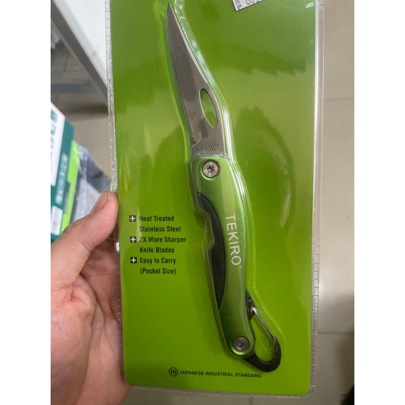 pisau lipat tekiro / pisau serba guna / pisau multi fungsi tekiro / pisau mini lipat tekiro