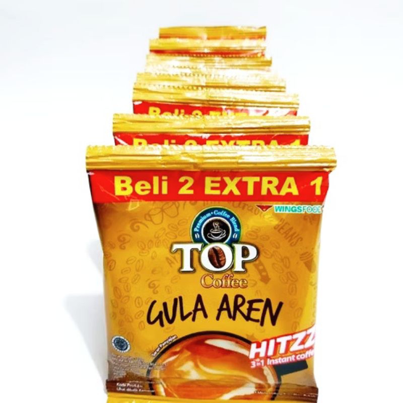 

(ALEA) TOP COFFEE GULA AREN/ TOP KOPI GULA AREN 22 GRAM RENTENG 15 SACHET