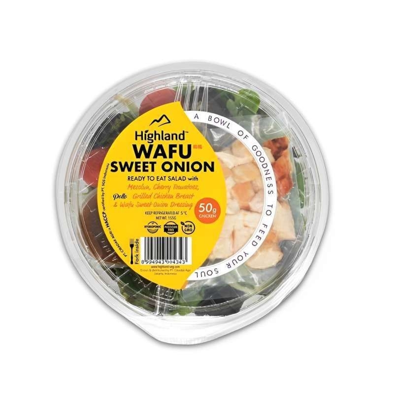 

Wafu salad highland + chicken + dressing 165gr